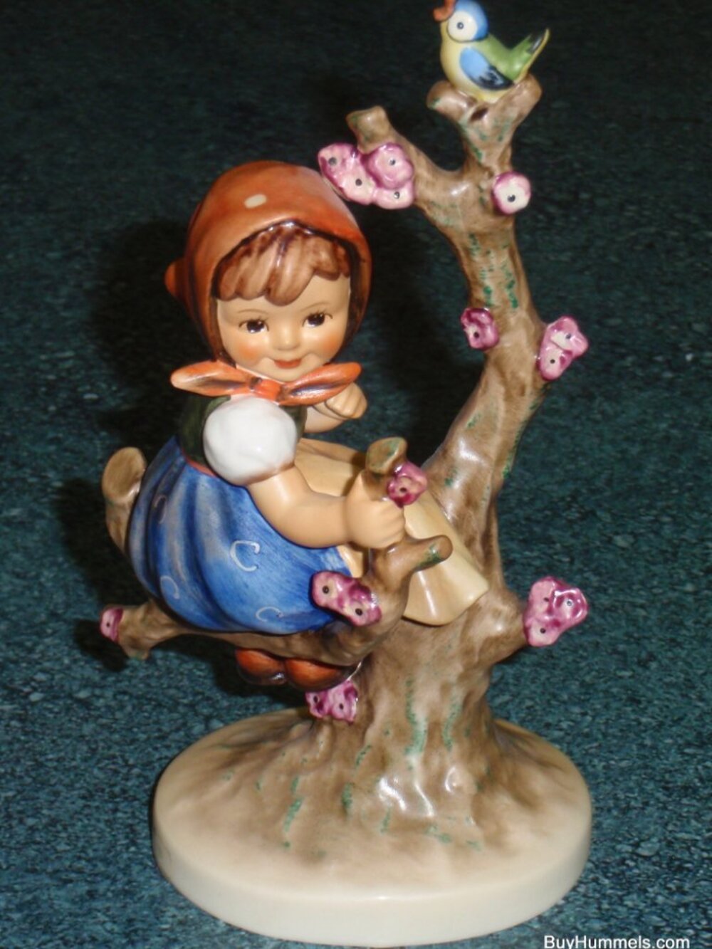"Apple Tree Girl" With Blue Bird Hummel Figurine TMK5 #141/I - CHRISTMAS GIFT!